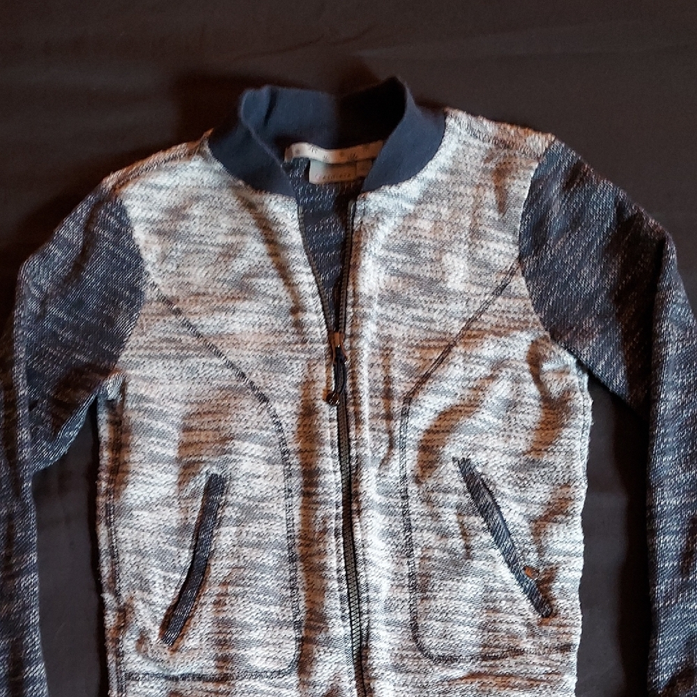 Athleta Kids Jacket - Navy and Gray